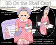 3D on the Shelf Card Kit - Christmas Beddy Ready Mrs Claus