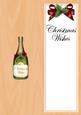 Large Dl Christmas Christmas Champers in a Box Insert