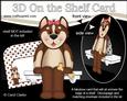 3D on the Shelf Card Kit - Little Husky Dog Sugar