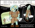 3D on the Shelf Card Kit - Little Halloween Zombie Scream