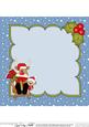 8 x 8 Christmas Sledging Rudolph Insert