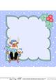 8 x 8 Christmas Sledging Rudolph Insert