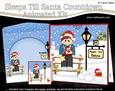 3D Christmas Jumper Boy Sleeps Till Santa Countdown Card