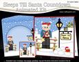 3D Christmas Jumper Old Man Sleeps Till Santa Countdown Card