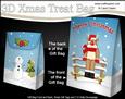 3D Christmas Rudolph Gift Bag Mini Kit