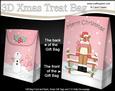 3D Christmas Rudolph Gift Bag Mini Kit