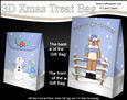 3D Christmas Rudolph Gift Bag Mini Kit