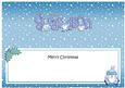 Large Dl Christmas Great Grandson Penguins Insert