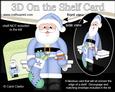 3D on the Shelf Card Kit - Santa's Christmas Stocking