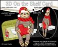 3D on the Shelf Card Kit - Little Christmas Sloth