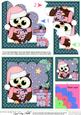 Christmas Little Hoot Owl's Presents Shell Edged Stacker