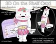 3D on the Shelf Card Kit - Little Christmas Cat Bella