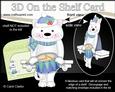 3D on the Shelf Card Kit - Little Christmas Cat Bella