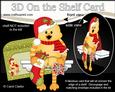 3D on the Shelf Card Kit - Little Christmas Quackers