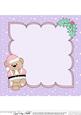 8 x 8 Christmas Livvy Bear Snowball Fight Insert