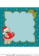 8 x 8 Christmas Livvy Bear's Heart Insert