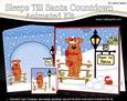 3D Little Christmas Rusty Dog Till Santa Countdown Card