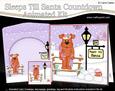 3D Little Christmas Rusty Dog Till Santa Countdown Card