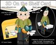 3D on the Shelf Card Kit - Little Party Old Man Mason