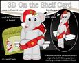 3D on the Shelf Card Kit - Little Christmas Elephant