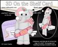 3D on the Shelf Card Kit - Little Christmas Elephant