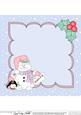 8 x 8 Christmas Snowman Oli's Santa Letter Insert