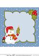 8 x 8 Christmas Snowman Oli's Santa Sack Insert