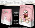 3D Little Christmas Little Hoot Owl Gift Bag Mini Kit