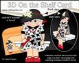 3D on the Shelf Card Kit - Gossip Galz - Crossword Cora