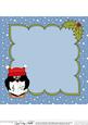 8 x 8 Christmas Carol Singing Pip Penguin Insert