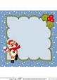 8 x 8 Christmas Snowball Fight Rudolph Insert