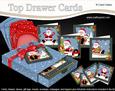 3D Christmas Santa Claus Top Drawer Cards Bumper Kit