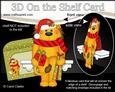 3D on the Shelf Card Kit - Christmas Lloyd Lion