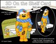 3D on the Shelf Card Kit - Christmas Lloyd Lion
