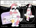 3D on the Shelf Card Kit - Little Christmas Shih Tzu Dog