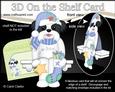 3D on the Shelf Card Kit - Little Christmas Shih Tzu Dog