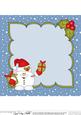 8 x 8 Christmas Snowball Sam's Presents Insert