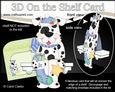 3D on the Shelf Card Kit - Little Christmas Spotty Dog