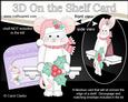 3D on the Shelf Card Kit - Little Christmas Mouse