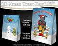 3D Little Christmas Scottie Dog Gift Bag Mini Kit