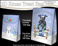 3D Little Christmas Scottie Dog Gift Bag Mini Kit