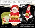 3D on the Shelf Card Kit - Christmas Mrs Claus' Mince Pie