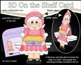 3D on the Shelf Card Kit - Christmas Mrs Claus Mince Pie