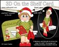 3D on the Shelf Card Kit - Little Christmas Dance Teacher