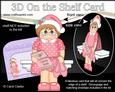 3D on the Shelf Card Kit - Little Christmas Dance Teacher