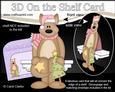 3D on the Shelf Card Kit - Little Christmas Kangaroo