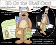 3D on the Shelf Card Kit - Little Christmas Kangaroo