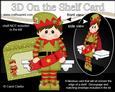 3D on the Shelf Card Kit - Little Christmas Elf's Cracker