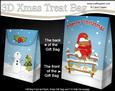 3D Little Christmas Bobin Robin Gift Bag Mini Kit