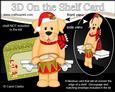 3D on the Shelf Card Kit - Christmas Little Dog Sunny